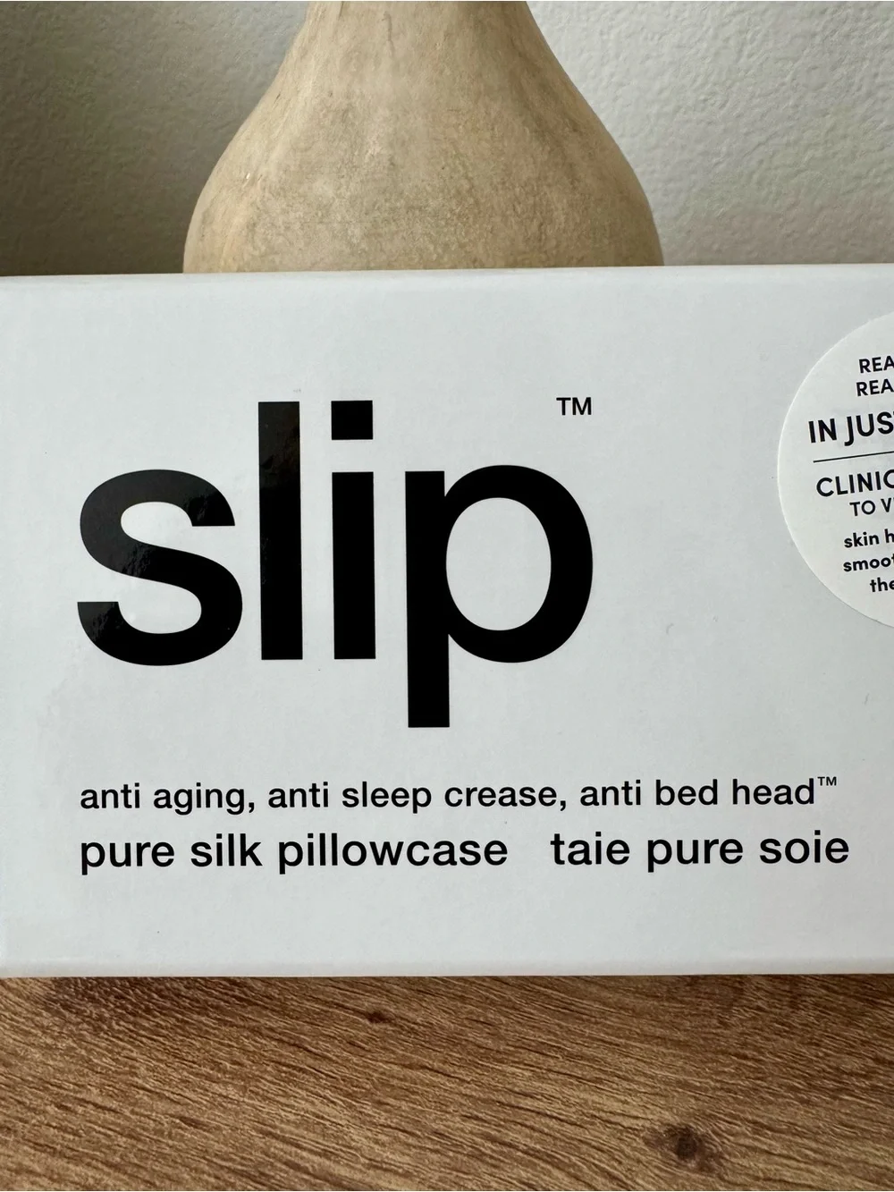 Slip White Luxury Queen Pure Silk Pillowcase NWT hypoallergenic luxurious Home